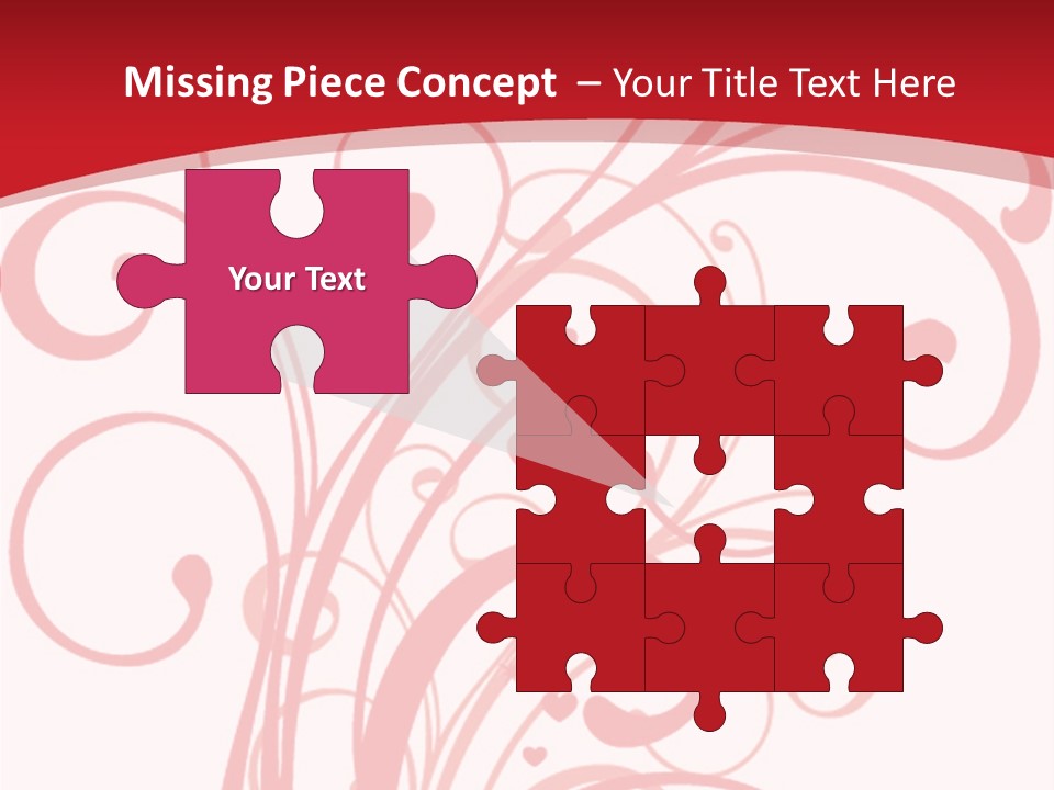 Love Botanical Outline PowerPoint Template