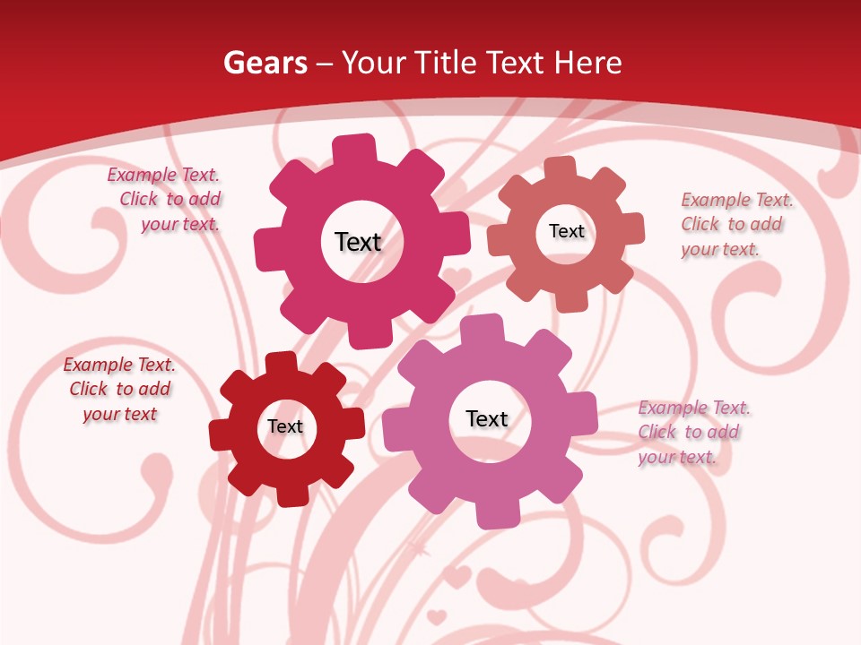 Love Botanical Outline PowerPoint Template