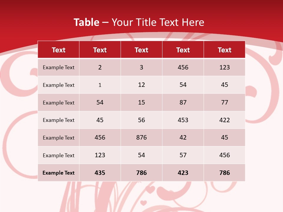 Love Botanical Outline PowerPoint Template