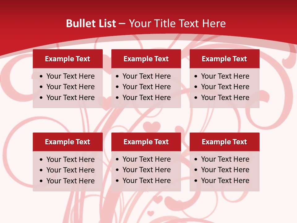 Love Botanical Outline PowerPoint Template