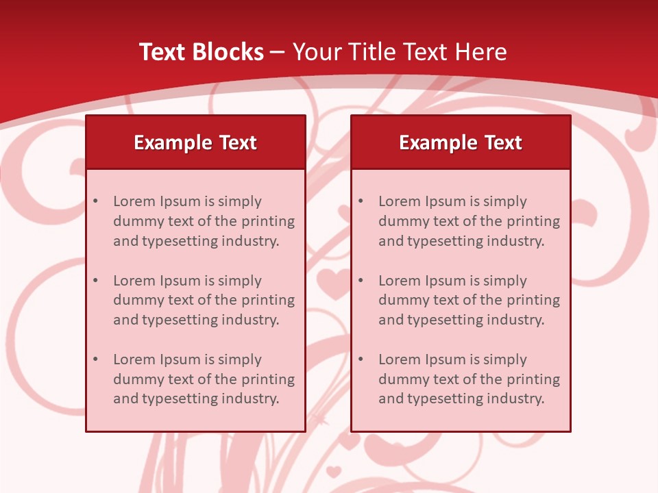 Love Botanical Outline PowerPoint Template