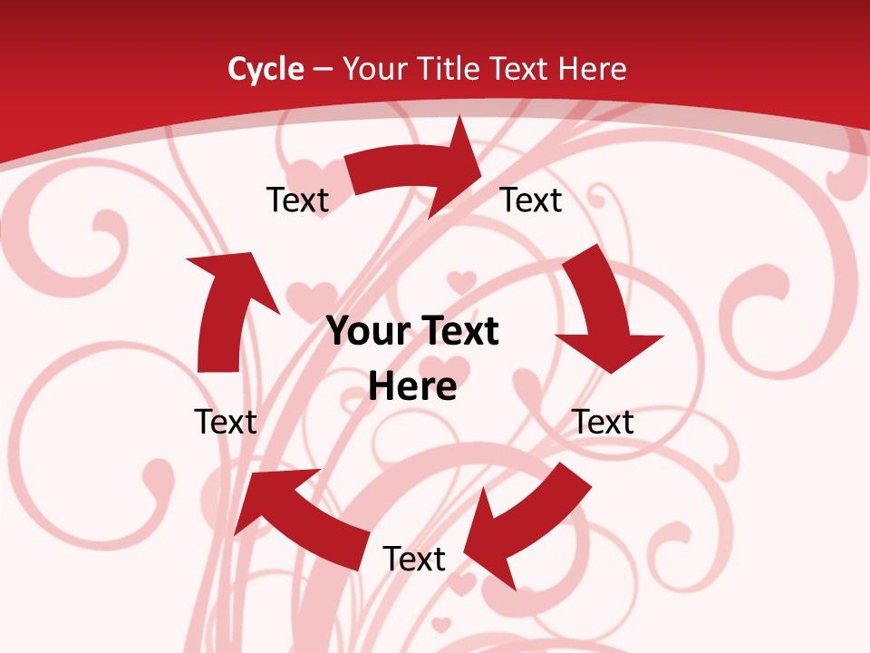 Love Botanical Outline PowerPoint Template
