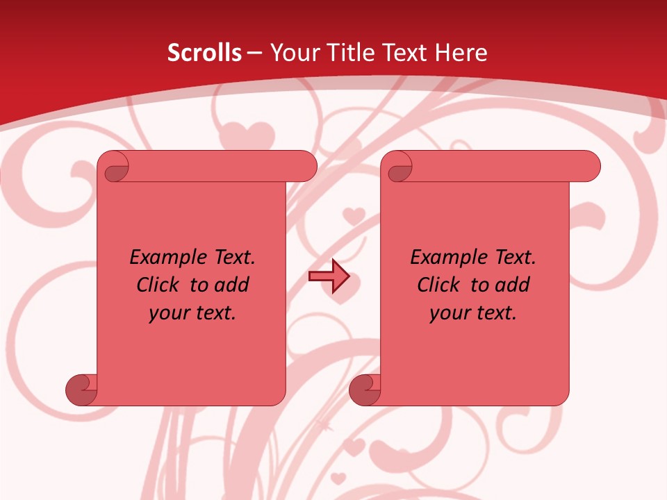 Love Botanical Outline PowerPoint Template