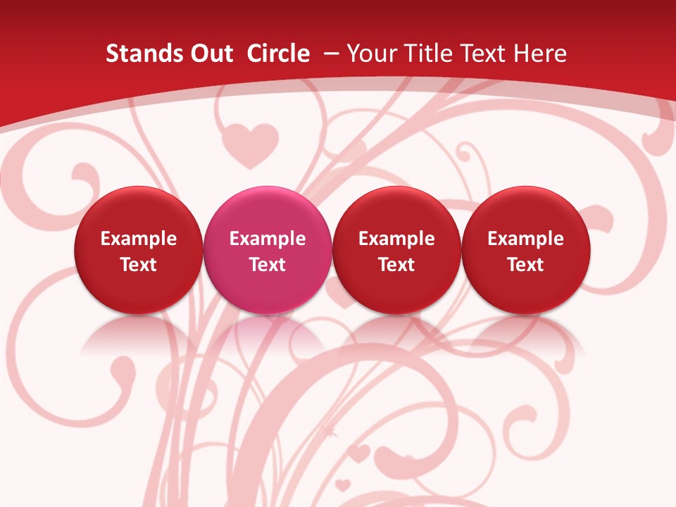 Love Botanical Outline PowerPoint Template