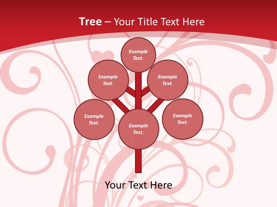 Love Botanical Outline PowerPoint Template