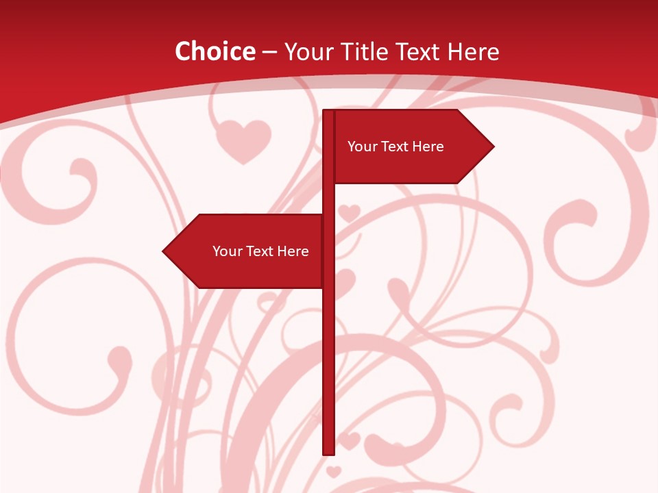 Love Botanical Outline PowerPoint Template