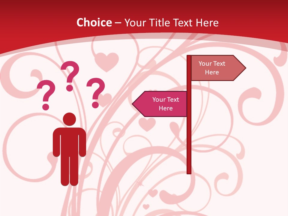 Love Botanical Outline PowerPoint Template