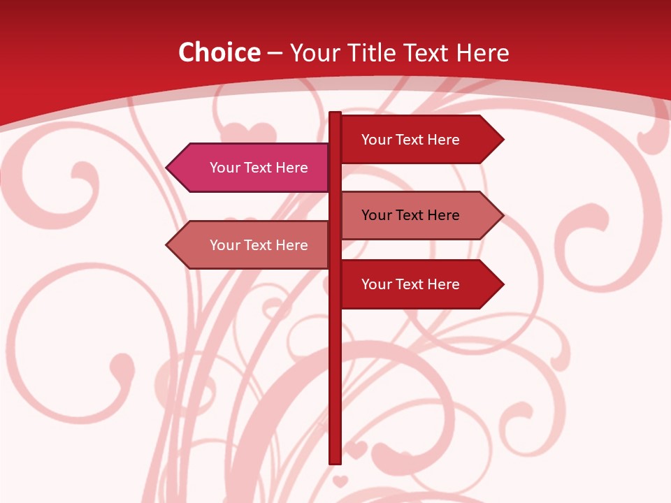 Love Botanical Outline PowerPoint Template