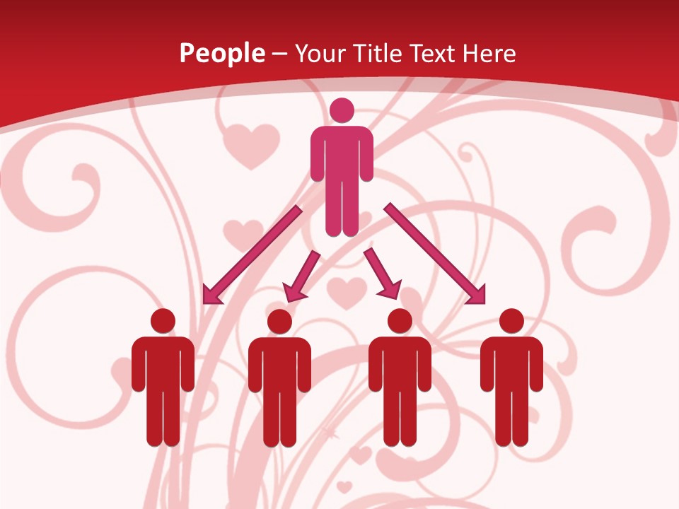 Love Botanical Outline PowerPoint Template