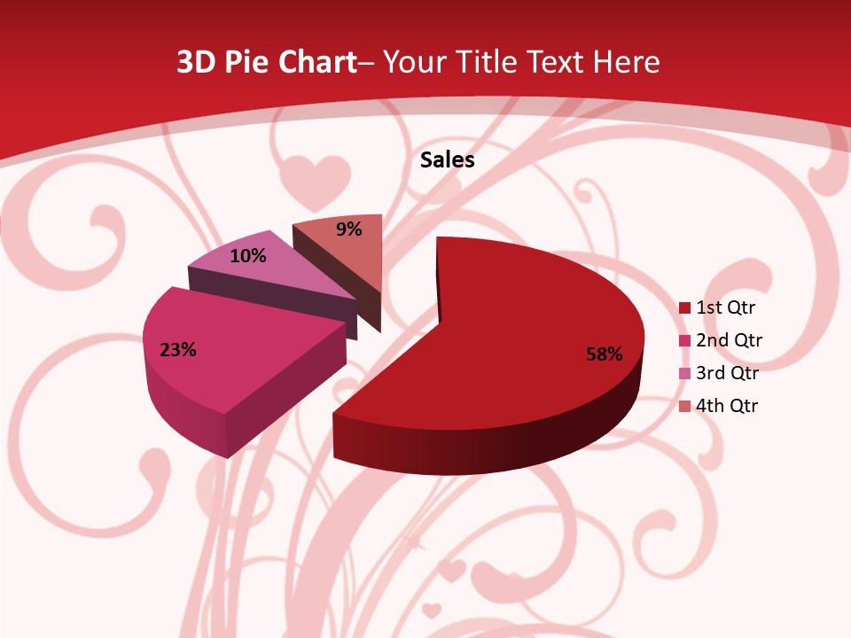 Love Botanical Outline PowerPoint Template