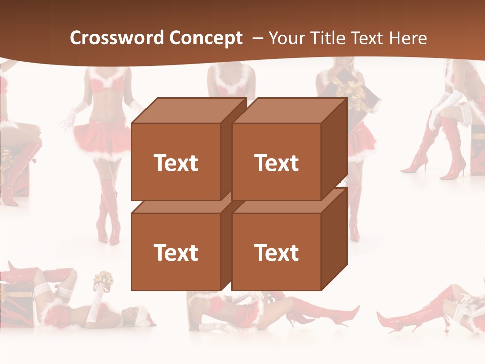 Seductive Celebrate Background PowerPoint Template