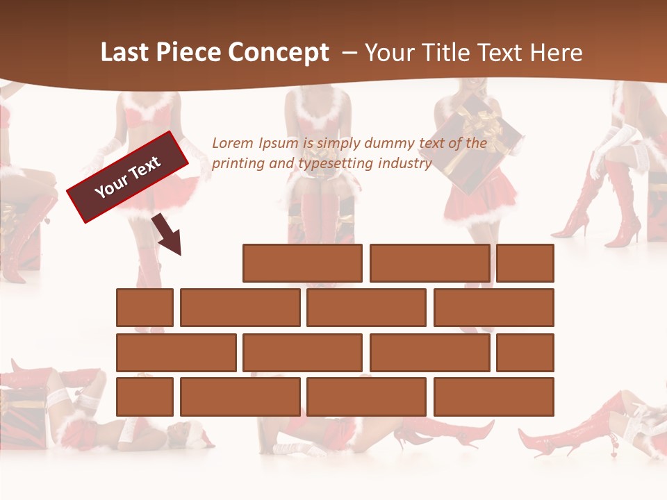 Seductive Celebrate Background PowerPoint Template