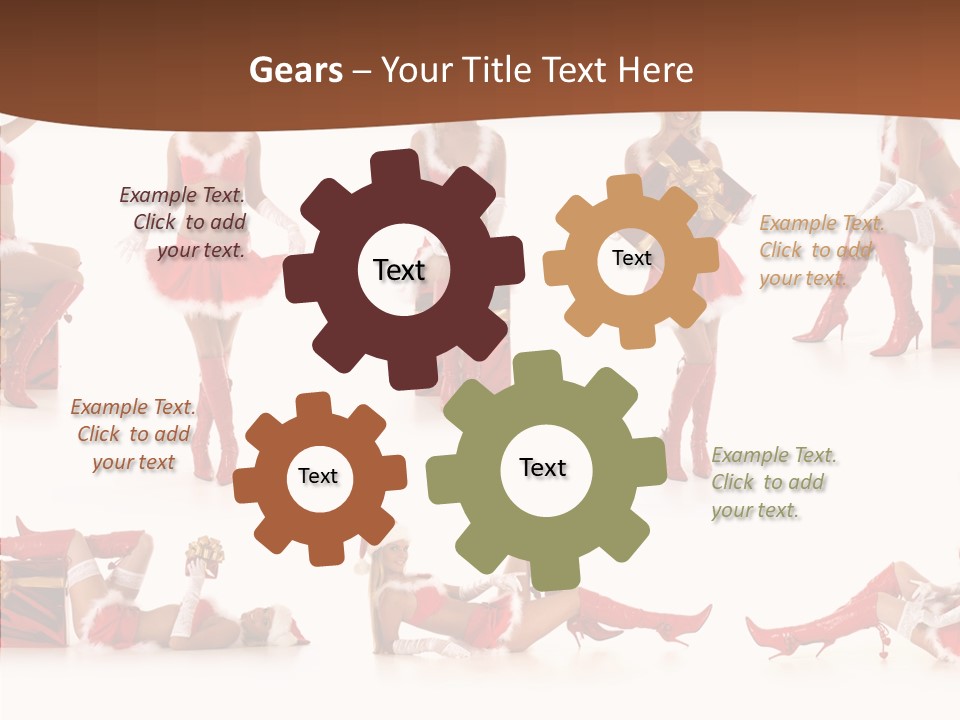 Seductive Celebrate Background PowerPoint Template