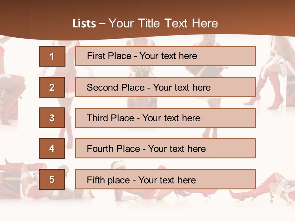 Seductive Celebrate Background PowerPoint Template