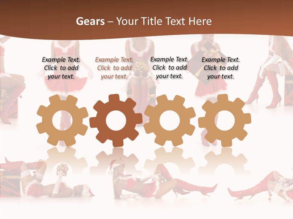 Seductive Celebrate Background PowerPoint Template