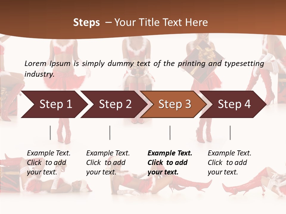 Seductive Celebrate Background PowerPoint Template