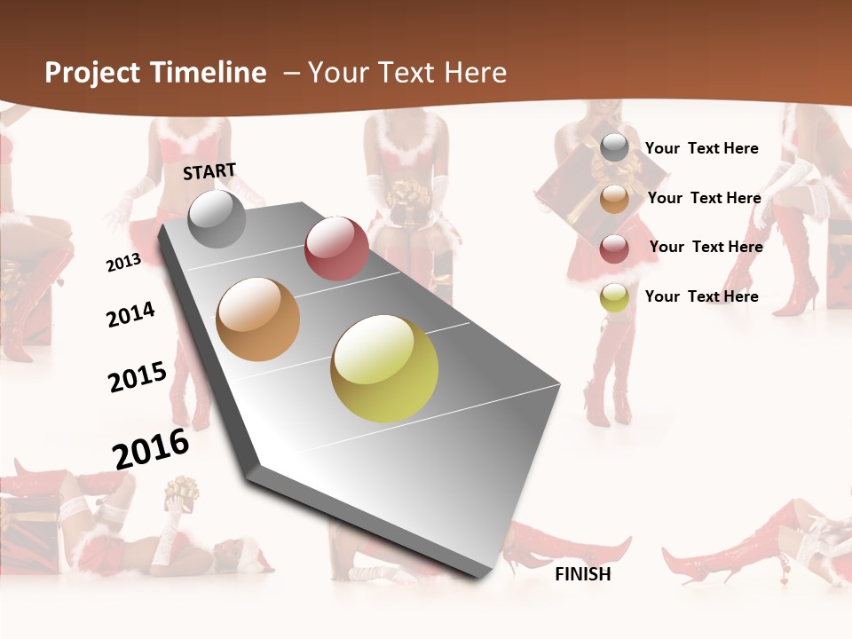 Seductive Celebrate Background PowerPoint Template