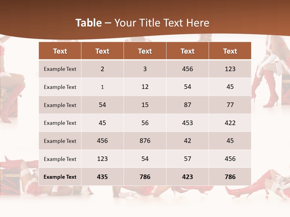 Seductive Celebrate Background PowerPoint Template