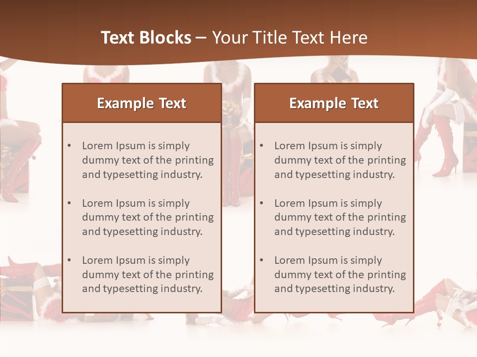 Seductive Celebrate Background PowerPoint Template