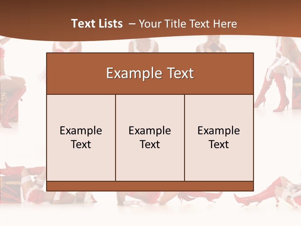 Seductive Celebrate Background PowerPoint Template