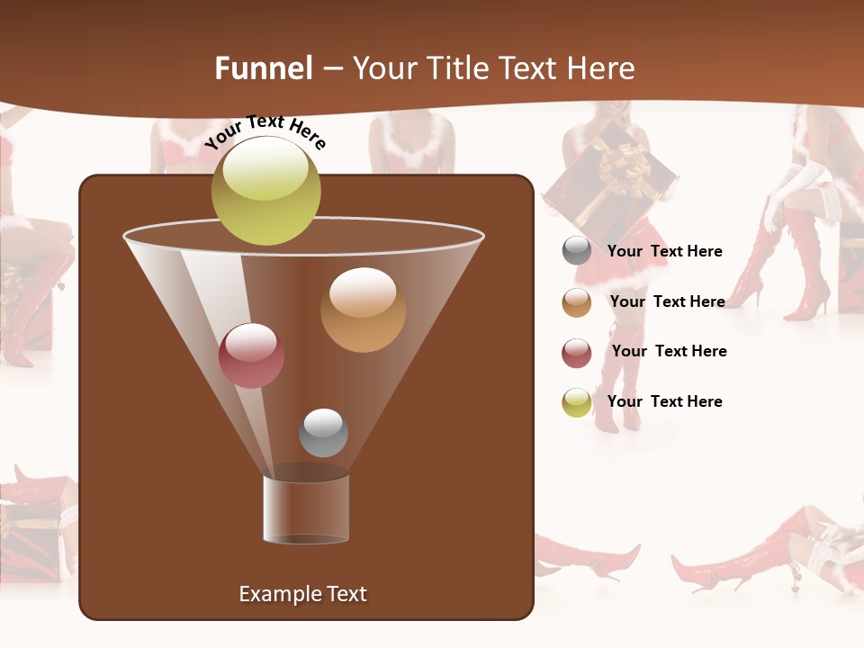 Seductive Celebrate Background PowerPoint Template