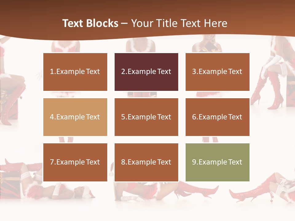 Seductive Celebrate Background PowerPoint Template