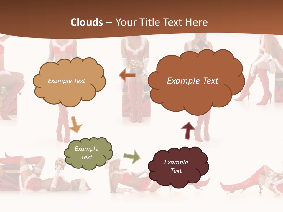 Seductive Celebrate Background PowerPoint Template