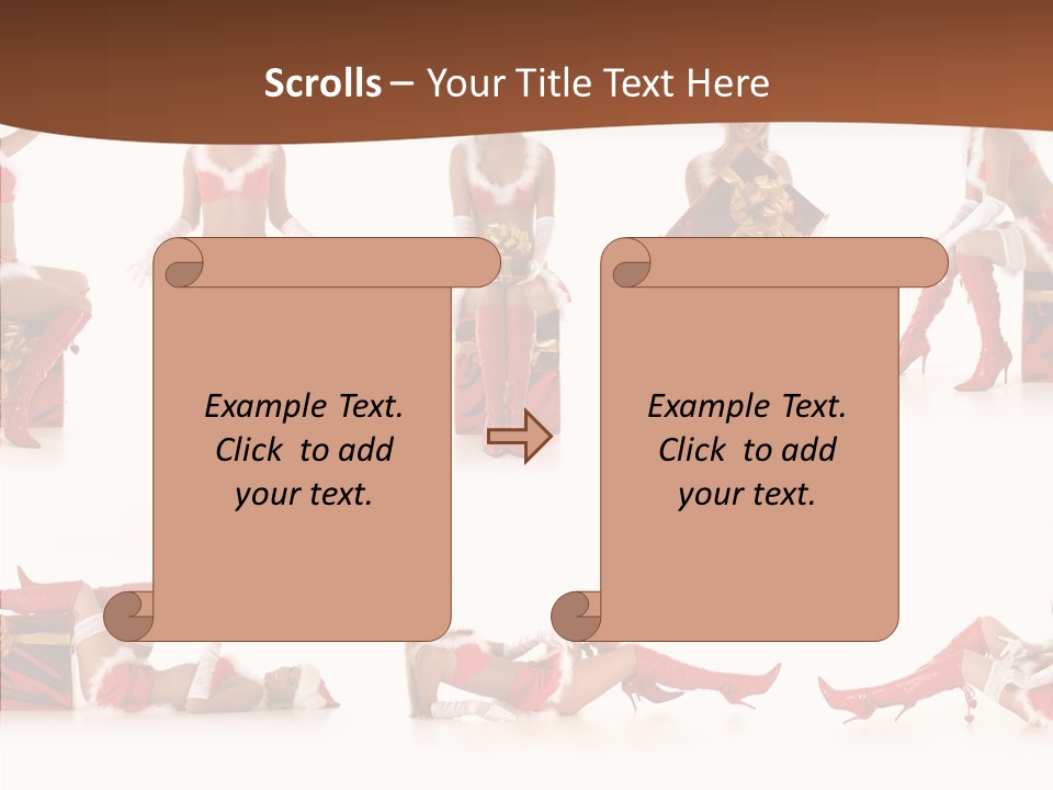 Seductive Celebrate Background PowerPoint Template