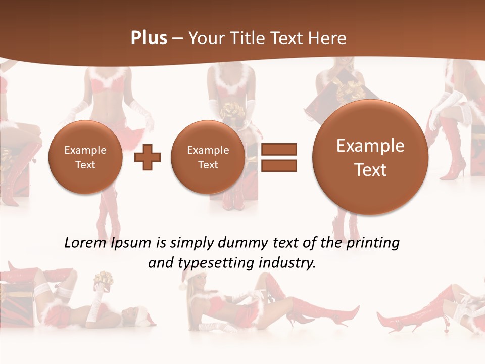 Seductive Celebrate Background PowerPoint Template