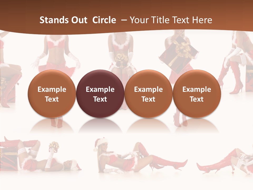 Seductive Celebrate Background PowerPoint Template