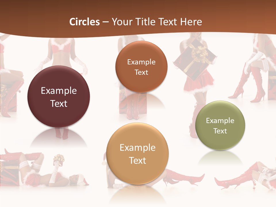 Seductive Celebrate Background PowerPoint Template