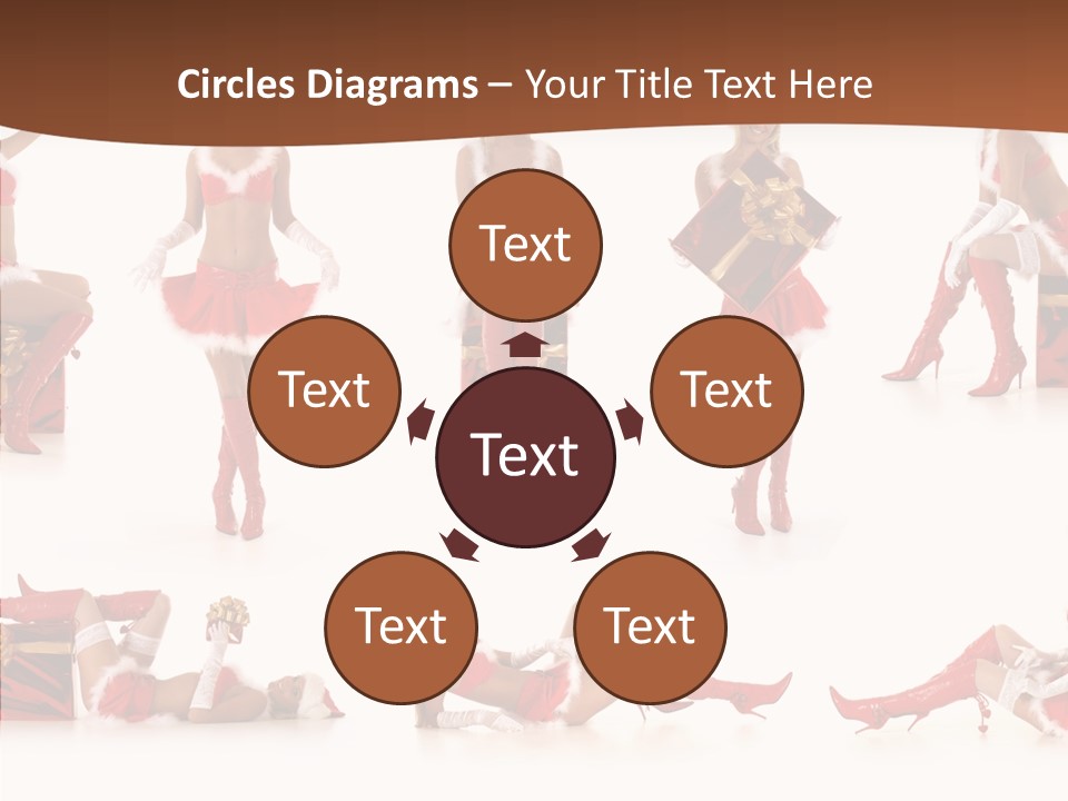 Seductive Celebrate Background PowerPoint Template