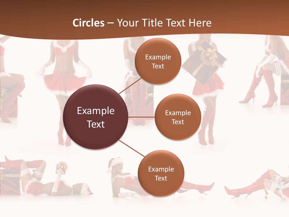 Seductive Celebrate Background PowerPoint Template