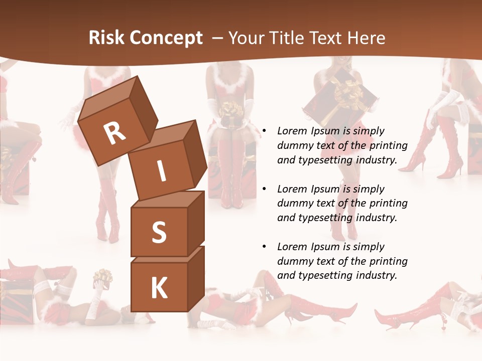 Seductive Celebrate Background PowerPoint Template