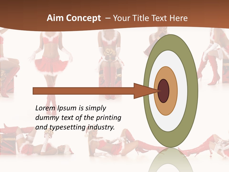 Seductive Celebrate Background PowerPoint Template