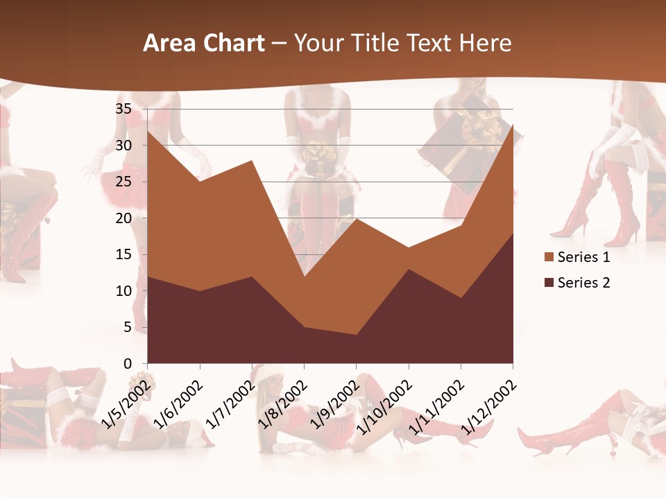 Seductive Celebrate Background PowerPoint Template