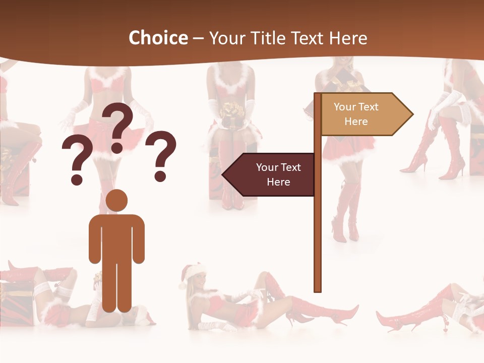 Seductive Celebrate Background PowerPoint Template