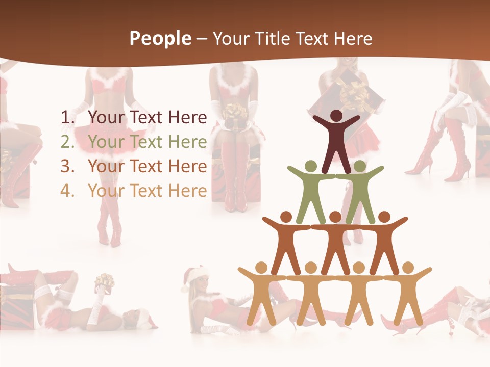 Seductive Celebrate Background PowerPoint Template