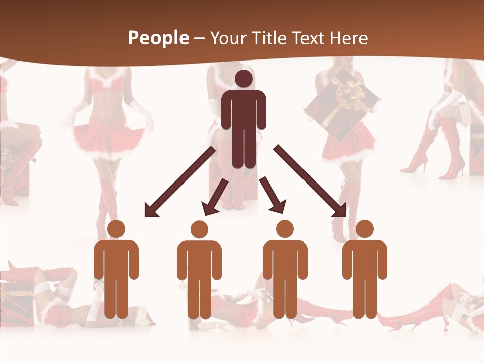 Seductive Celebrate Background PowerPoint Template