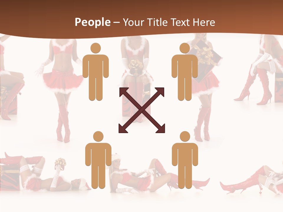 Seductive Celebrate Background PowerPoint Template