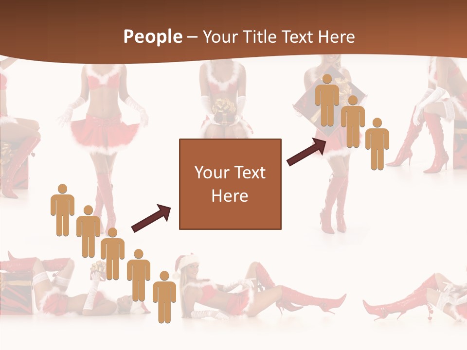 Seductive Celebrate Background PowerPoint Template