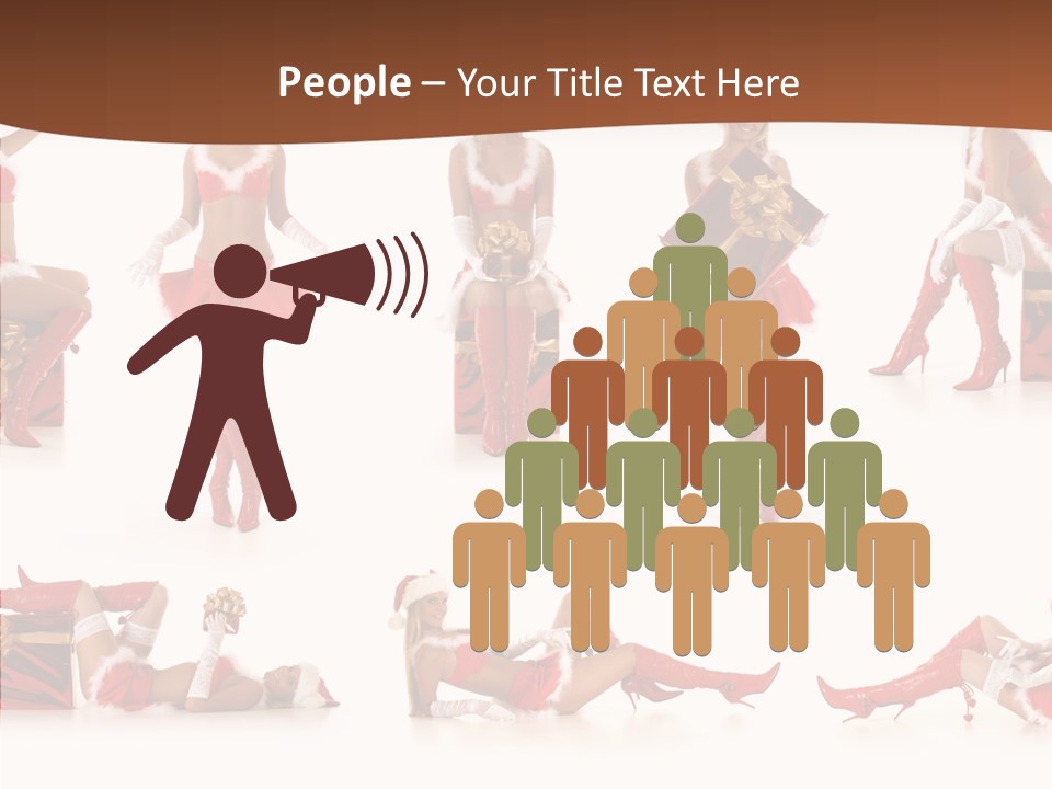 Seductive Celebrate Background PowerPoint Template