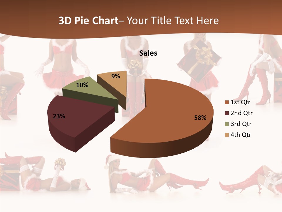 Seductive Celebrate Background PowerPoint Template