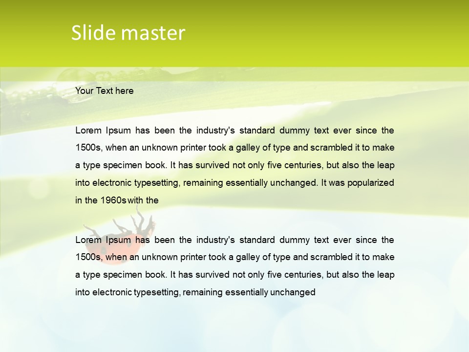 Leaves Bright Biology PowerPoint Template