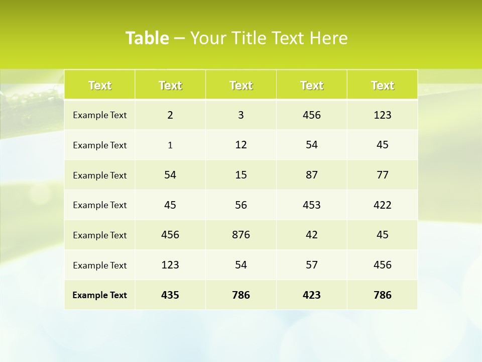 Leaves Bright Biology PowerPoint Template