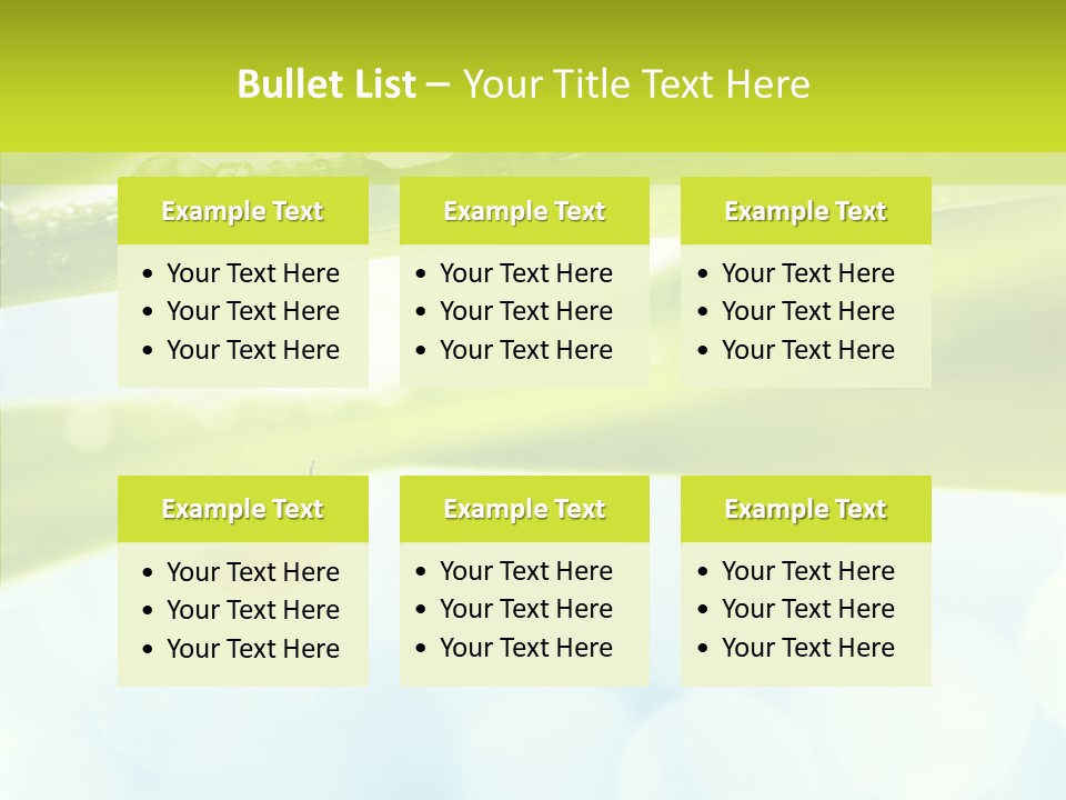 Leaves Bright Biology PowerPoint Template