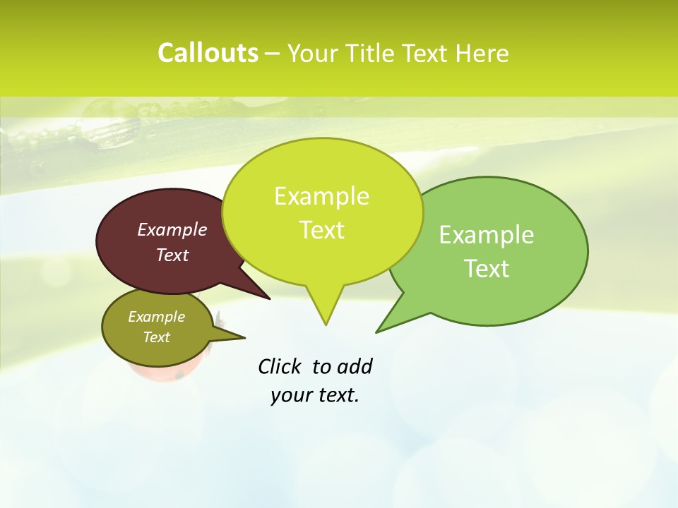 Leaves Bright Biology PowerPoint Template