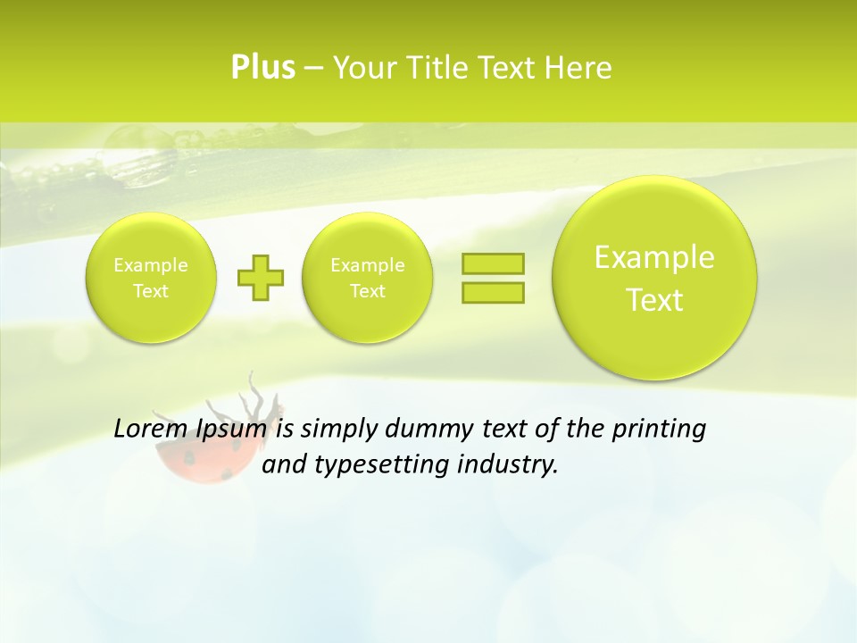 Leaves Bright Biology PowerPoint Template