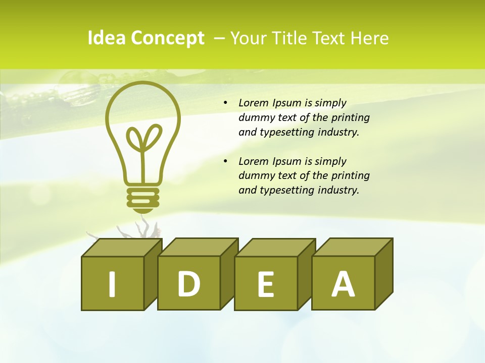 Leaves Bright Biology PowerPoint Template