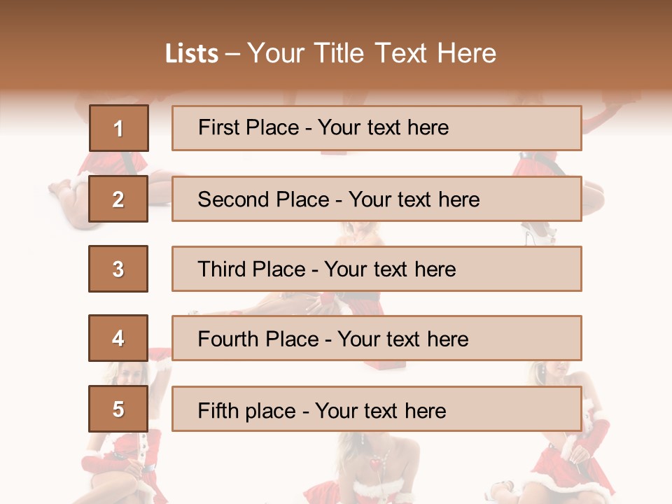 Lovely Hot  PowerPoint Template